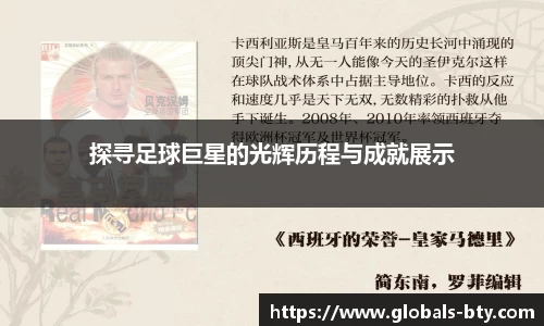 探寻足球巨星的光辉历程与成就展示